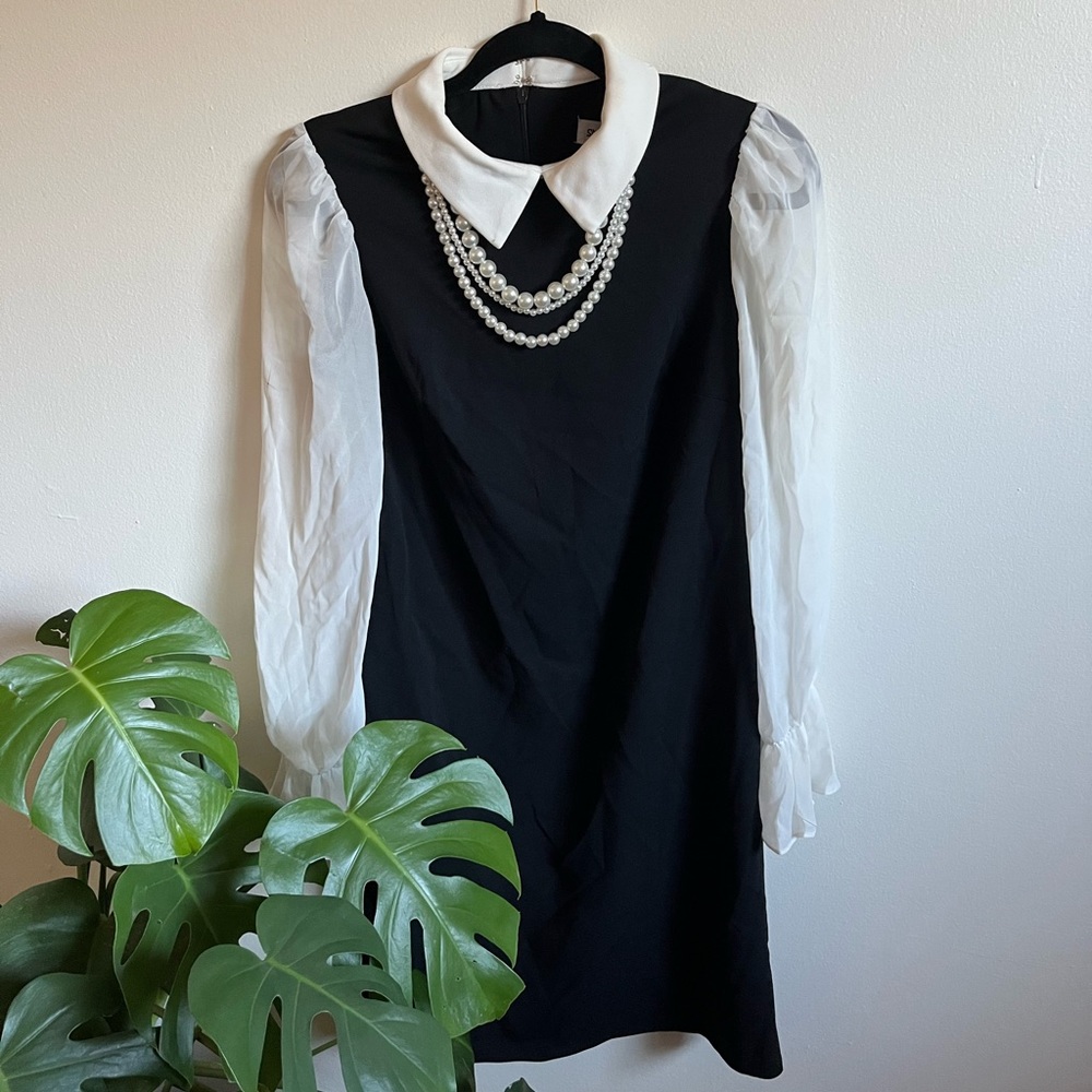 Lateen Sleeve Collared Too Dress